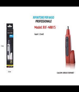 Rasoio Rifinitore Di Precisione Per Peli Naso Orecchie Professionale Rif-na015         