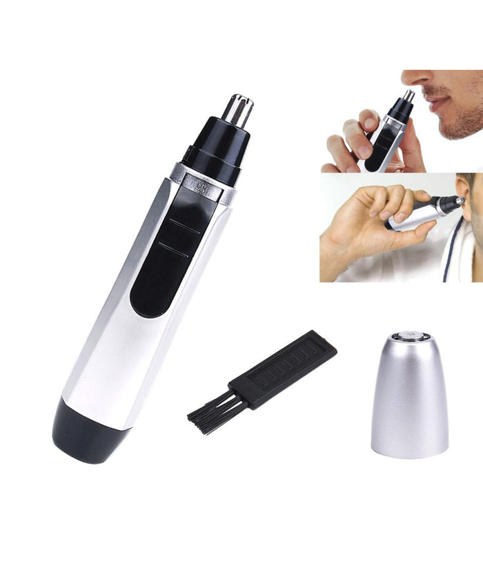 Rasoio Rifinitore Per Peli Naso E Orrecchie A Batteria Ricaricabile Senza Ili         