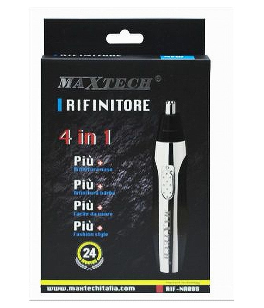 Rasoio Rifinitore Trimmer Per Peli Naso Orecchie Sopracciglia 4x1 Uomo Rif-na008         