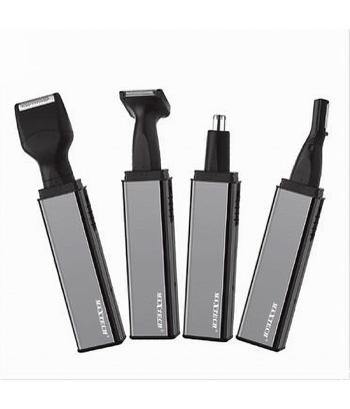 Rasoio Rifinitore Trimmer Uomo 4x1 Per Peli Naso Orecchie Sopracciglia Rif-na009         