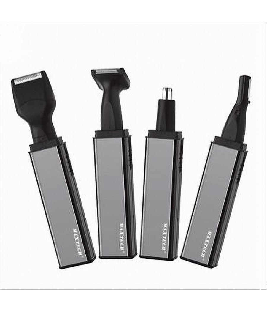 Rasoio Rifinitore Trimmer Uomo 4x1 Per Peli Naso Orecchie Sopracciglia Rif-na009         