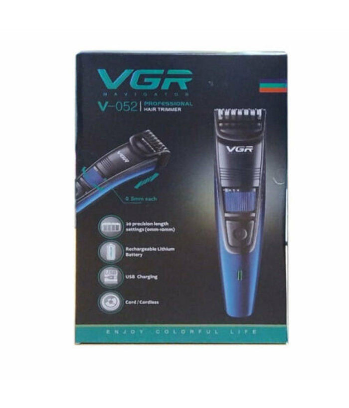 Rasoio Taglia Capelli Elettrico Regola Barba Ricaricabile 1-10mm Vgr V-052         