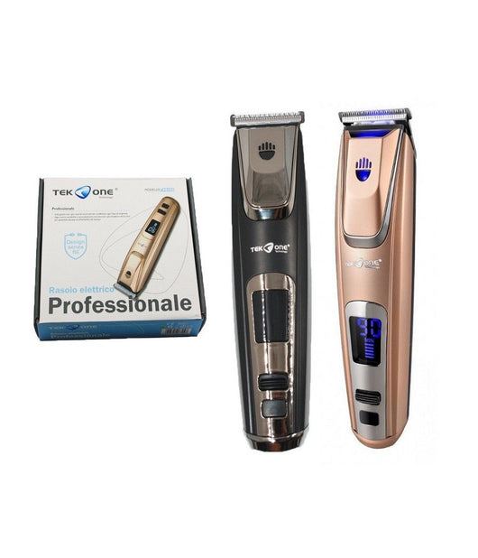 Rasoio Taglia Capelli Elettrico Regola Barba Ricaricabile Display Pg102         