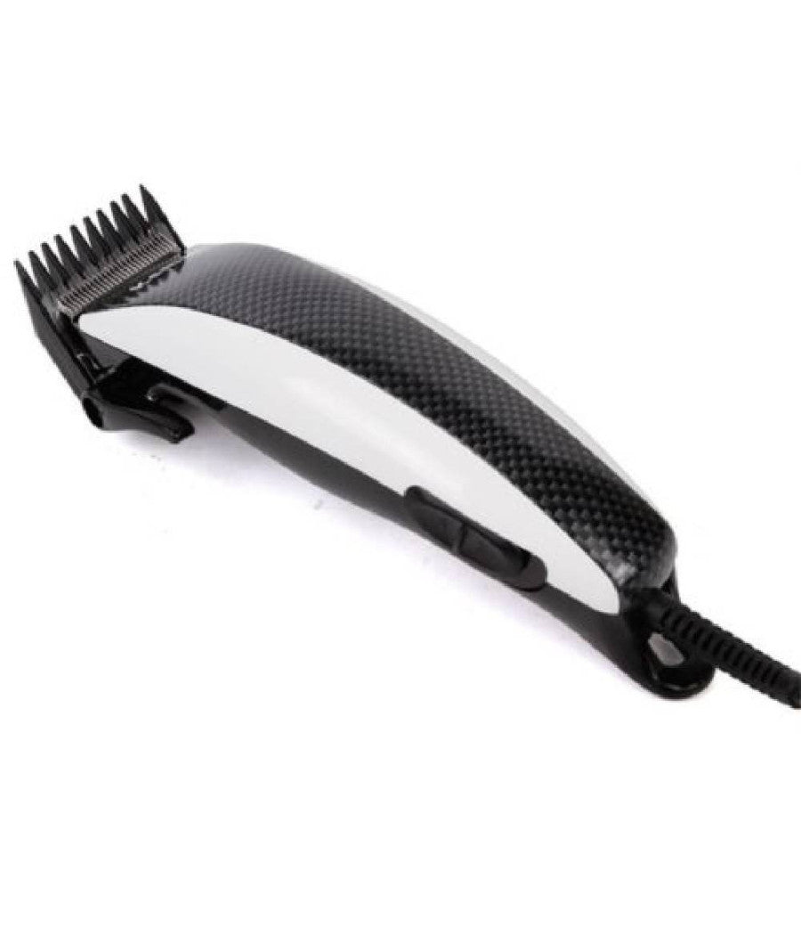 Rasoio Taglia Capelli Peli Barba Kemei Km-651 4 Pettini Forbici Pettine         