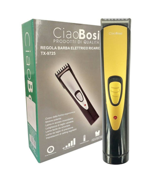 Rasoio Taglia Capelli Regola Barba Elettrico Batteria Ricaricabile Tx-9725         