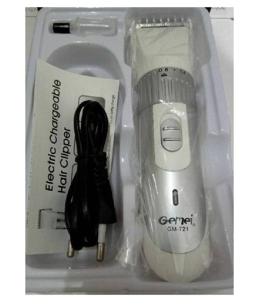 Rasoio Tagliacapelli Barba A Batteria Ricaricabile Con Lama In Ceramica Gm-721         