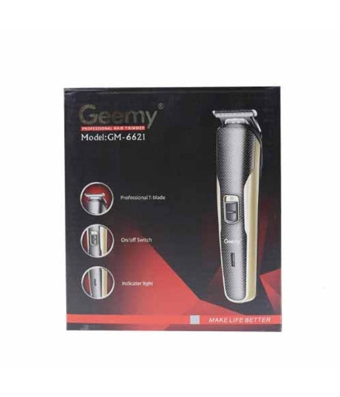 Rasoio Tagliacapelli Batteria Professionale Ricaricabile Elettrico Geemy Gm-6621         