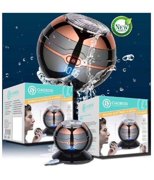 Rasoio Tagliacapelli Elettrico Ricaricabile A Sfera Sferico Uomo Barba Tx-8408         