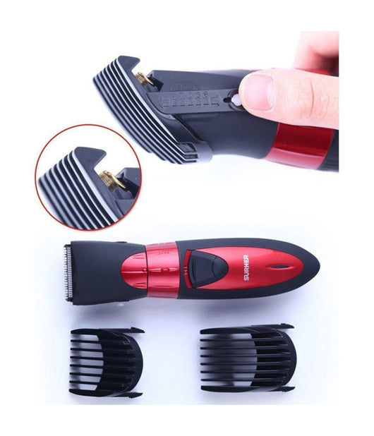 Rasoio Tagliacapelli Surker Hc-7068 Ricaricabile Capelli Rasatura Barba         