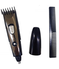 Rasoio Uomo + Depilatore Trimmer 2in1 6071 Peli Naso Barba Capelli Tagliacapelli         