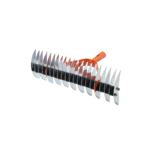 Rastrello Arieggiatore Doppio in Acciaio Zincato Brixo 21 Denti