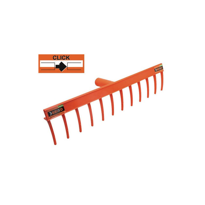 Rastrello Brixo Ergo Click 12 denti 50 cm con sistema click – Brixo