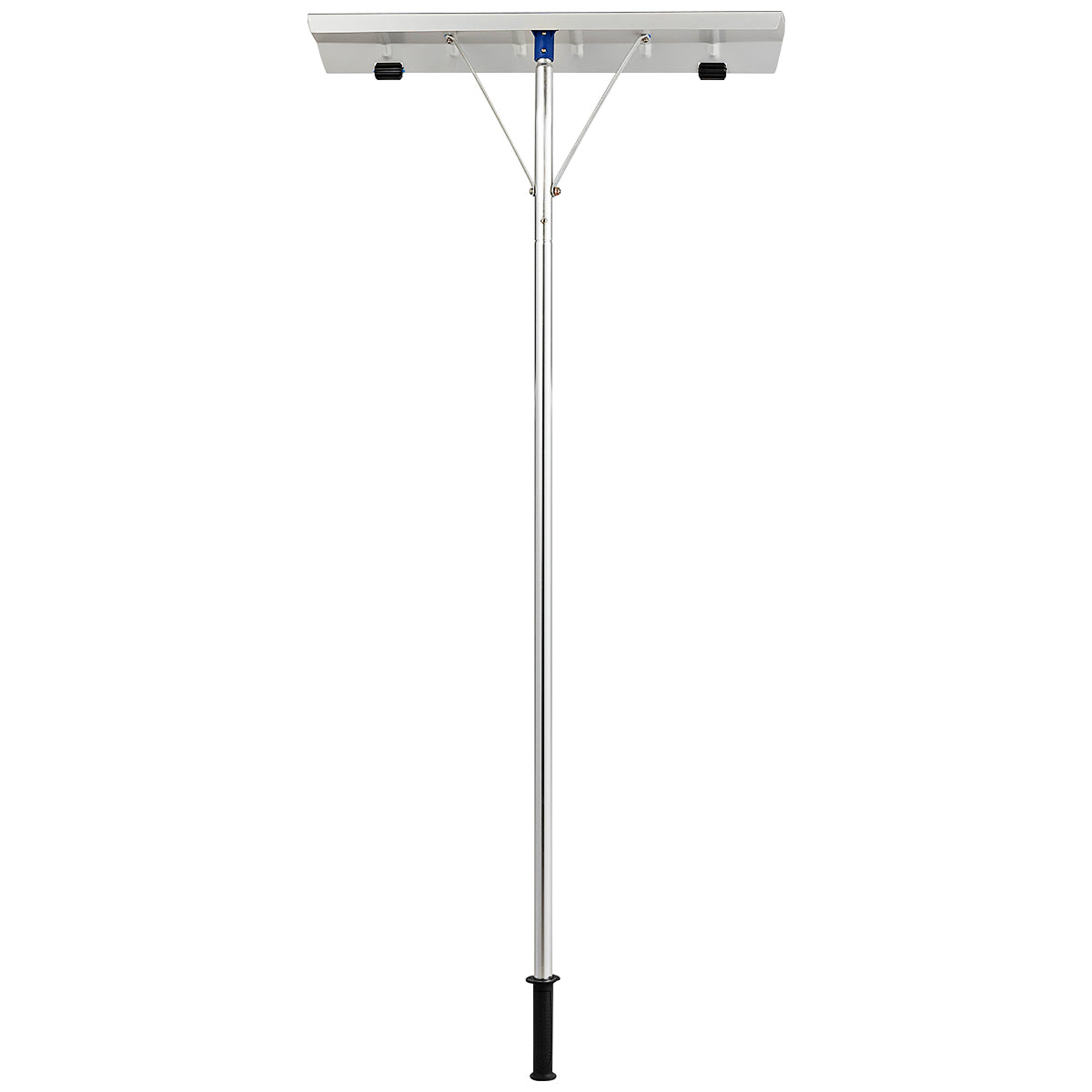 Rastrello da neve estensibile in alluminio 160-610cm, Rastrello antigraffio con lama di alta qualit¨¤ tubi a 5 sezioni-Utensili