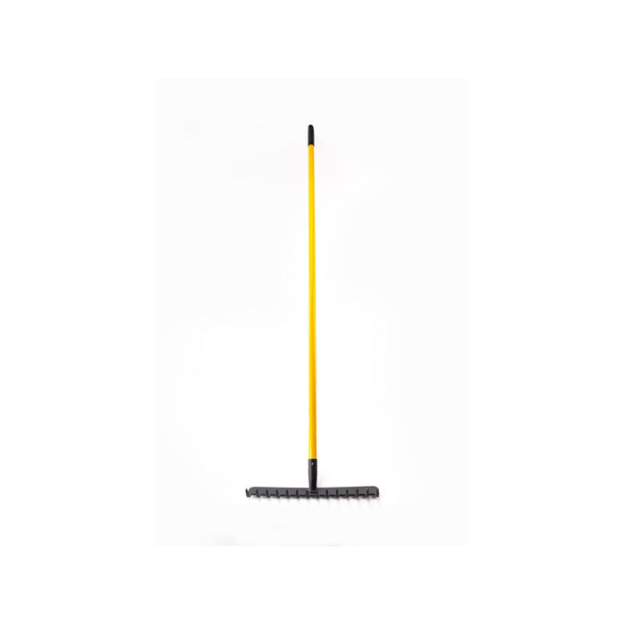 Rastrello da giardino - Suan - 14 rebbi - Manico in fibra di vetro - Dimensioni : 150 x 40 x 8,6 cm