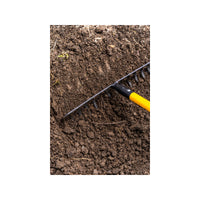 Rastrello da giardino - Suan - 14 rebbi - Manico in fibra di vetro - Dimensioni : 150 x 40 x 8,6 cm