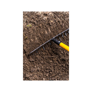 Rastrello da giardino - Suan - 14 rebbi - Manico in fibra di vetro - Dimensioni : 150 x 40 x 8,6 cm