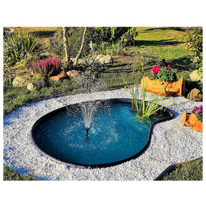 Laghetto da giardino vittoria ponds black da litri 780