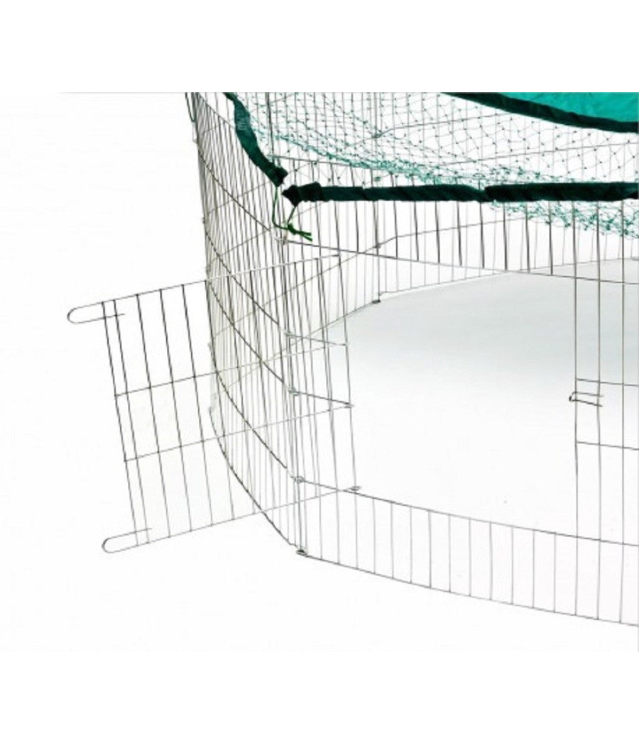 Recinto Ottagonale Da Esterno Per Animali Piccola Taglia Con Parasole         