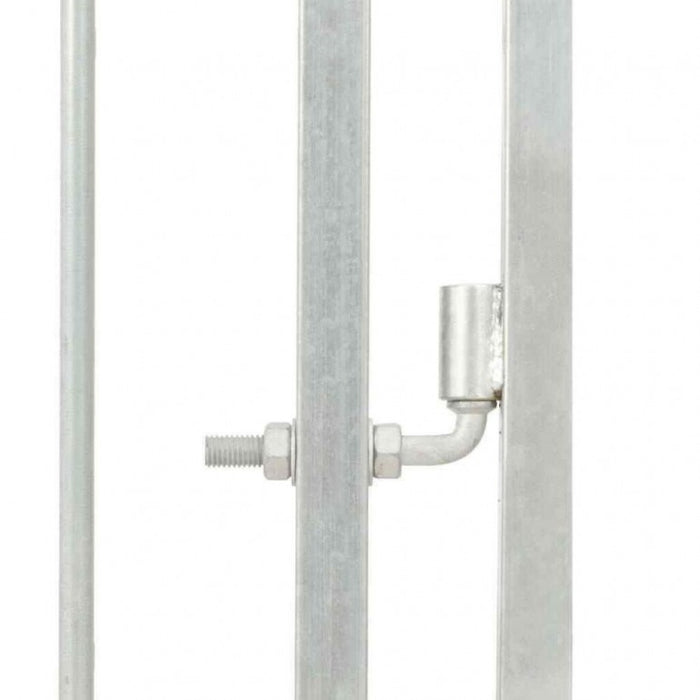 Recinzione da esterno per cani Ezooza Boston in acciaio zincato di qualità 300 x 300 x 185 cm di colore metallo