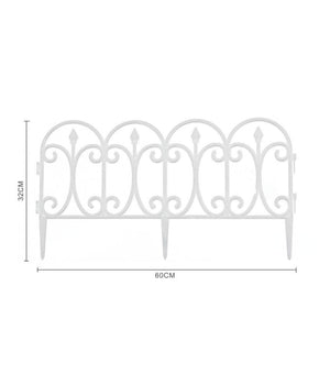Recinzione Per Giardino Steccato Bordo Per Prato In Polipropilene Dim 32x60cm         