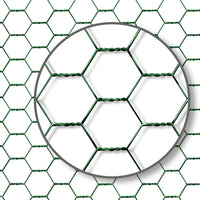 IDMarket - Recinzione per pollaio 9 m² rete metallica 3x3 M in acciaio zincato
