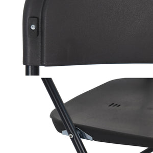 Set di 2 tavoli da ricevimento pieghevoli in plastica, 12 sedie,