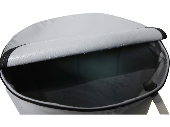 Serbatoio flessibile per il recupero dell'acqua in PVC da 500 L - Grigio