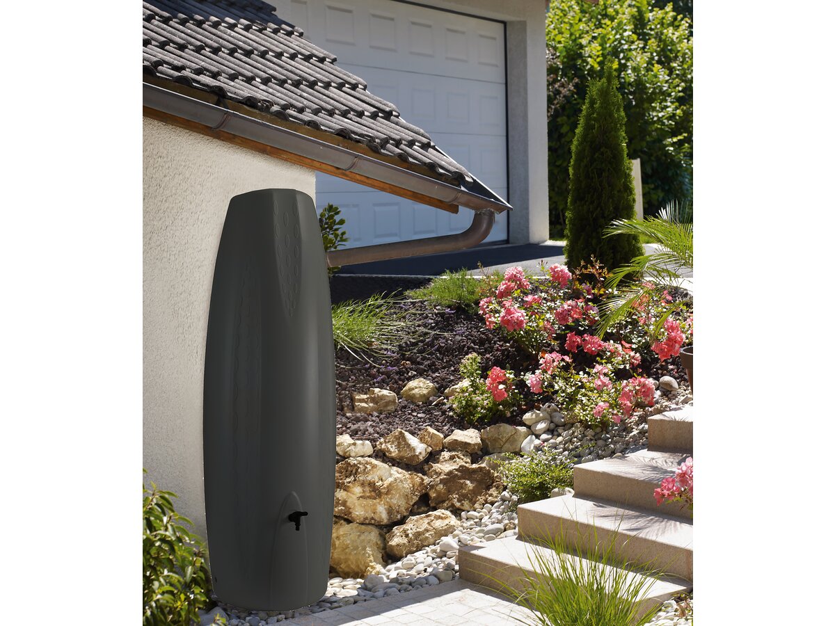 Serbatoio per il recupero dell'acqua fluida "Bali" - 350 L - Antracite