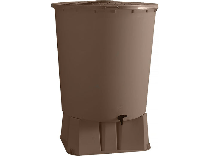 Serbatoio per il recupero dell'acqua con base "UBUD" -  350 L - Grigio talpa