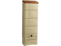 Serbatoio per il recupero dell'acqua a parete "Bekasi" - 300 L - Beige