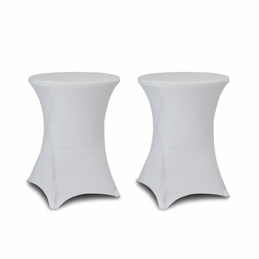 Set di 2 teli protettivi per tavoli, bianco