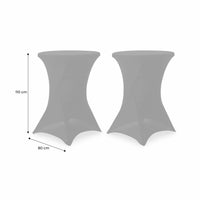 Set di 2 teli protettivi per tavoli, bianco