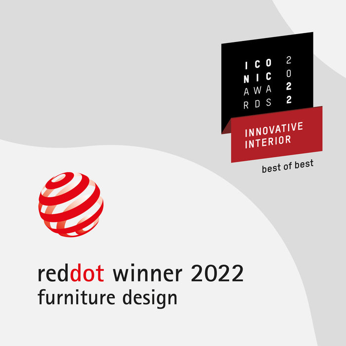 Emuca Kit di 3 set di supporti per mensole in legno e 1 set di supporti per moduli, Zamak, grigio pietra