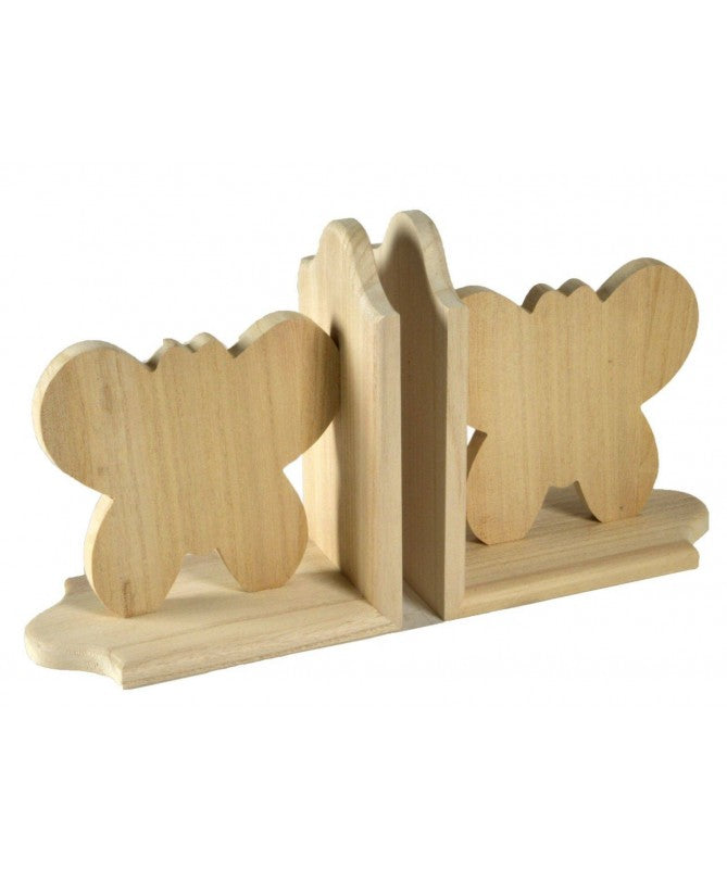 Reggilibri a coppia a forma di farfalla