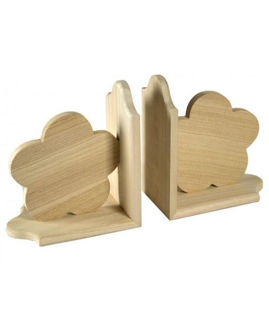 Reggilibri a coppia a forma di fiore