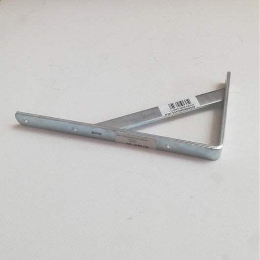 Reggimensola staffa zincata da 40cm con saetta di rinforzo