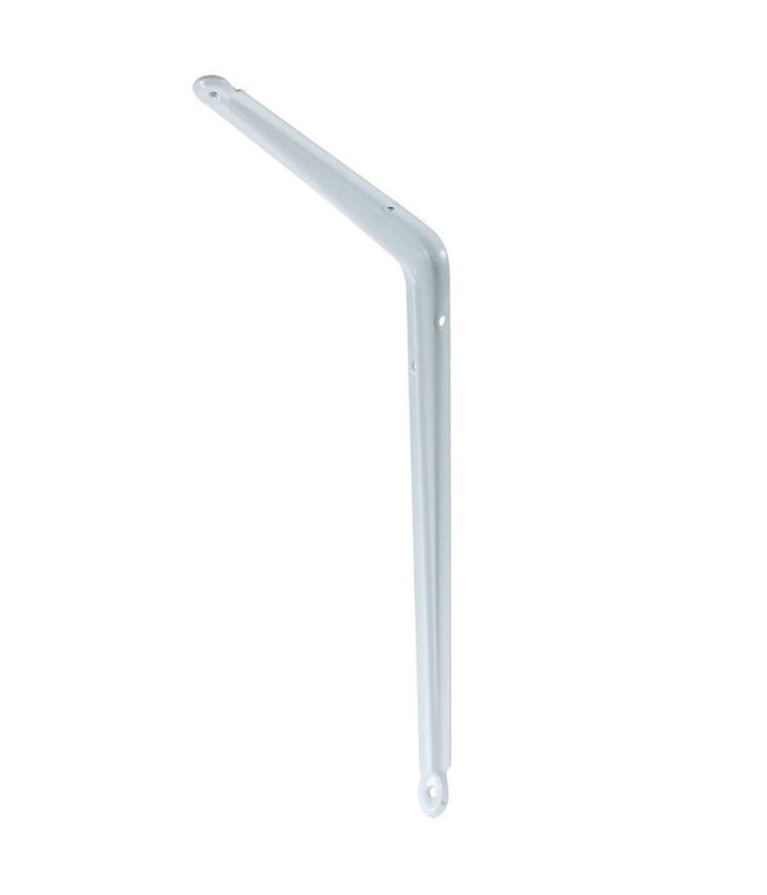 Reggimensola Supporto Staffa Reggi Mensola In Metallo 25x30cm Bianca         