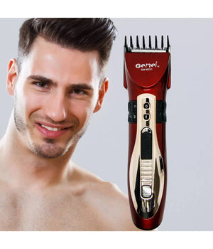 Regolabarba Taglia Capelli Trimmer Professionale A Batteria Ricaricabile Gm-6051         