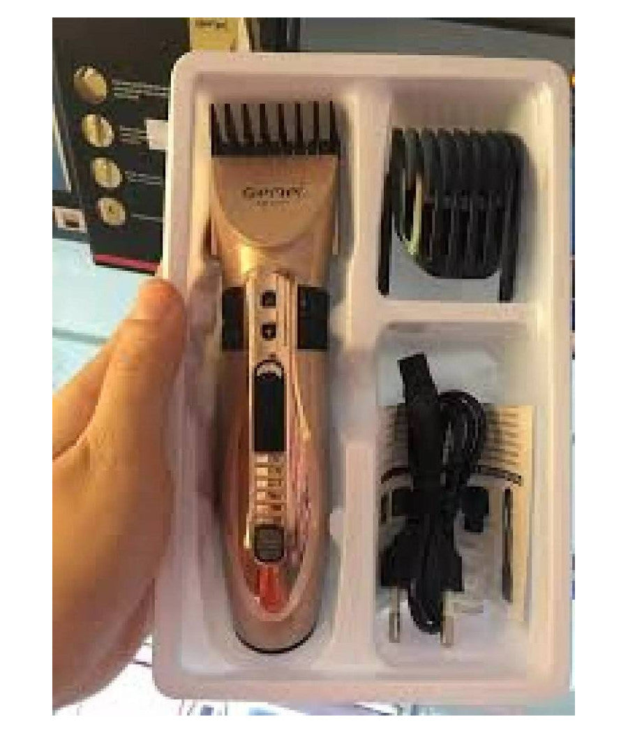 Regolabarba Taglia Capelli Trimmer Professionale A Batteria Ricaricabile Gm-6051         