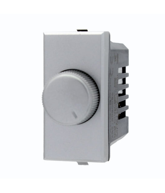 Regolatore Dimmer A Manopola 220v Silver Compatibile Con Bticino Axolute         