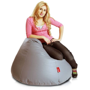 Relax Pouf a Sacco con imbottitura in tessuto Ecopelle Puff XXL