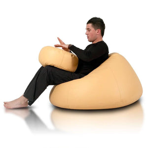 Relax Pouf a Sacco con imbottitura in tessuto Ecopelle Puff XXL