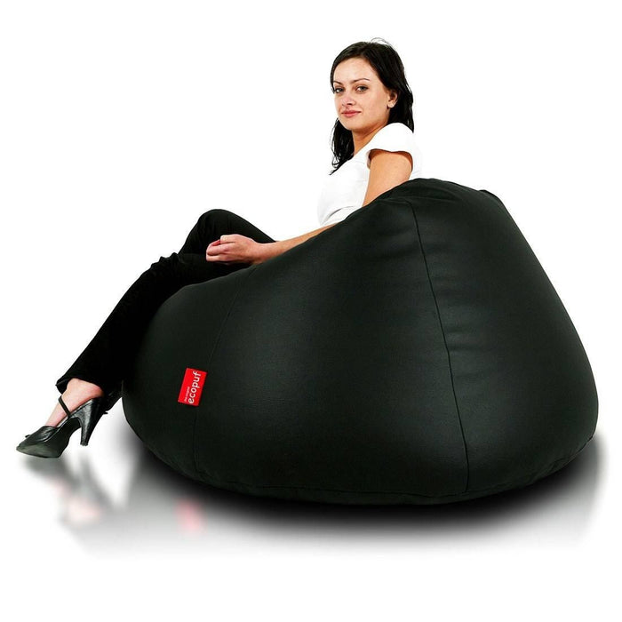Relax Pouf a Sacco con imbottitura in tessuto Ecopelle Puff XXL