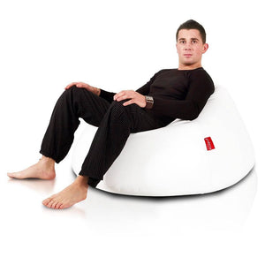 Relax Pouf a Sacco con imbottitura in tessuto Ecopelle Puff XXL