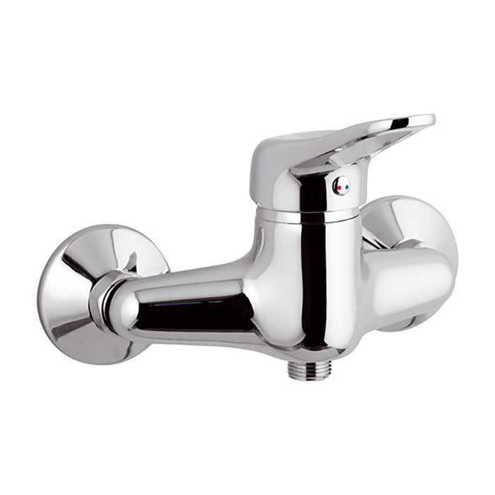 Remer serie kiss miscelatore per doccia esterno monocomando finitura cromata lucida