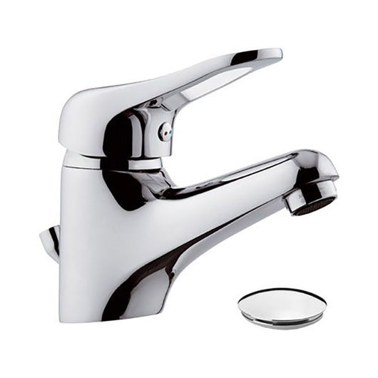 Remer serie kiss miscelatore per lavabo monocomando finitura cromata lucida