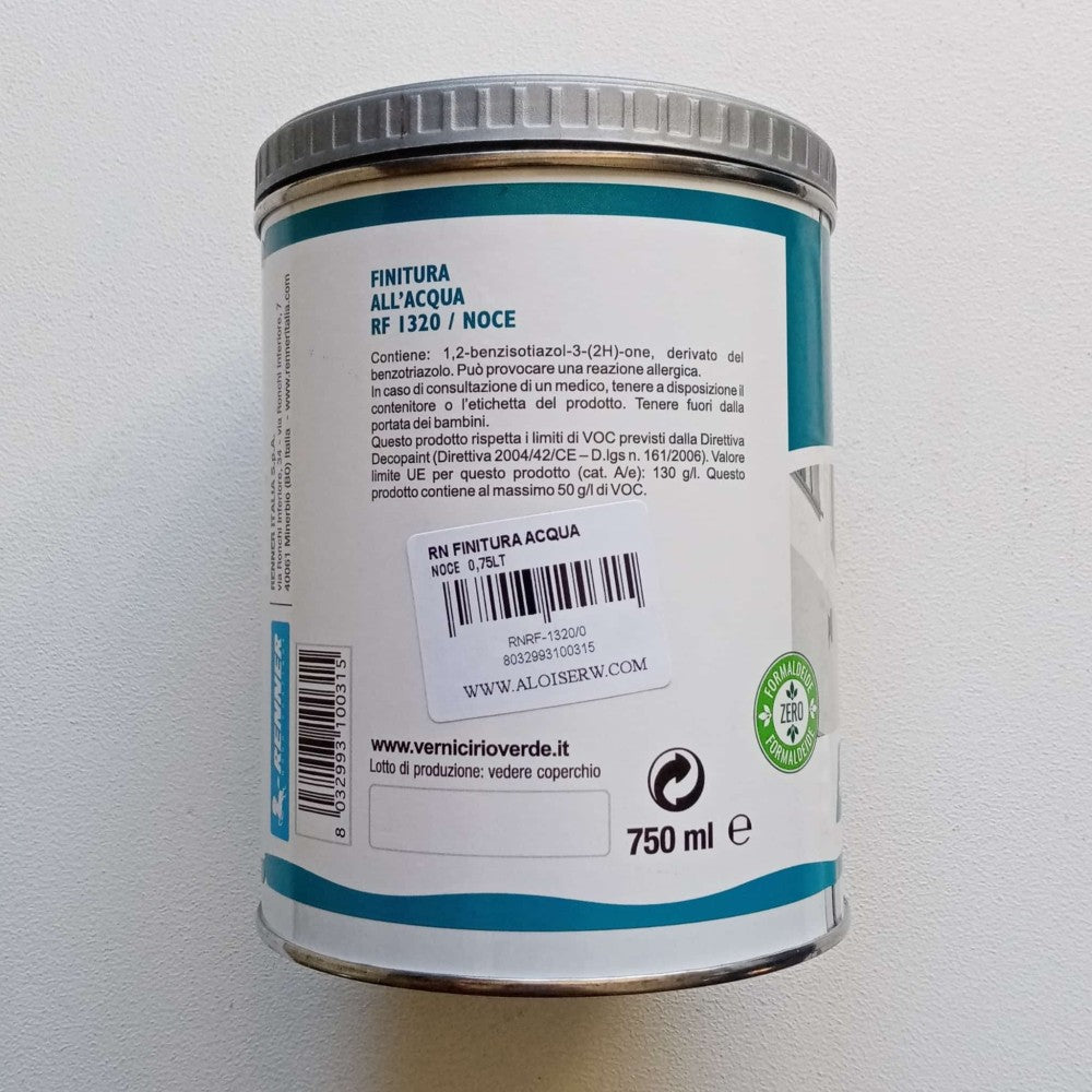 Renner rf 1320 750ml finitura acqua noce semilucida