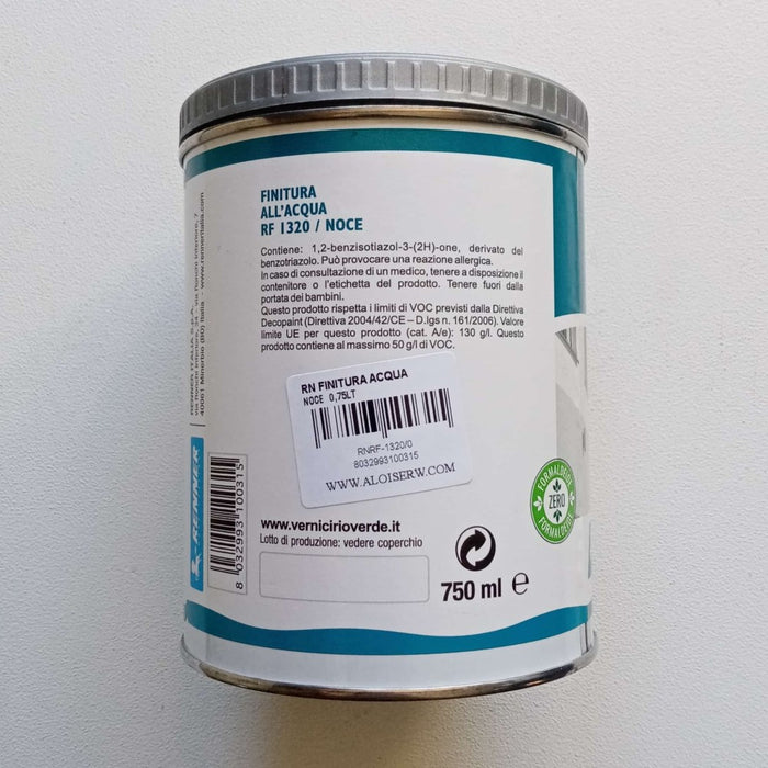 Renner rf 1320 750ml finitura acqua noce semilucida