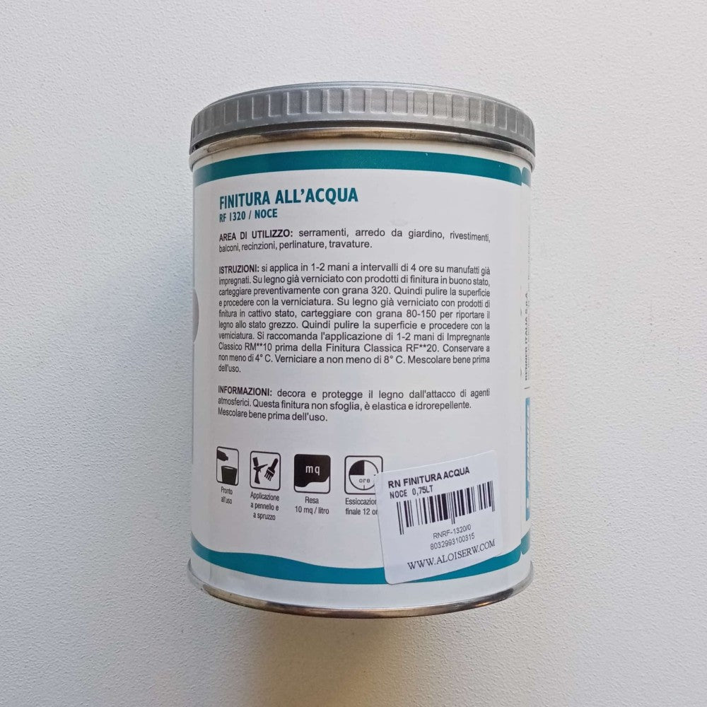 Renner rf 1320 750ml finitura acqua noce semilucida