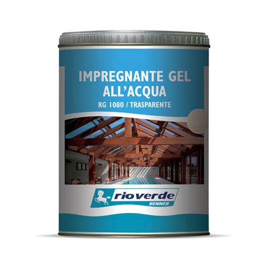 Renner rg 750ml impregnante acqua gel per esterni ed interni, colori disponibili  noce